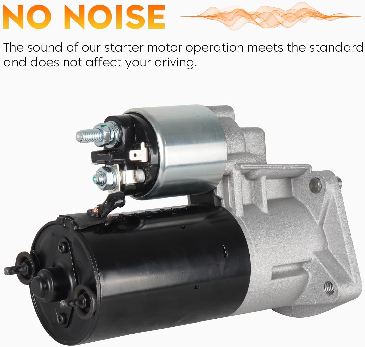 Starter for Volvo 850 1993-1997, S80 2004-2006, C70 1998-2004, S40 & V40 2000-2004, 2.3L 2.4L 2.5L, S70 1998-2000, V70 1998-2006, S60 2001-2006, XC70 & XC90 2003-2006, 410-24076 17508