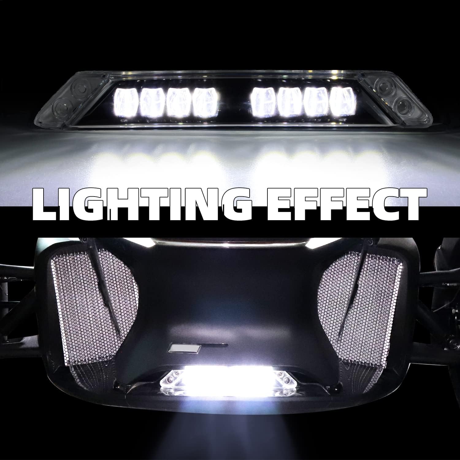 LED Auxiliary Light Kit Compatible with Can-Am Spyder RT Accessories，CPOWACE LED Daytime Running Light DRL Assembly Compatible with Spyder RT Accessories 2020-2022, Replace #219400991