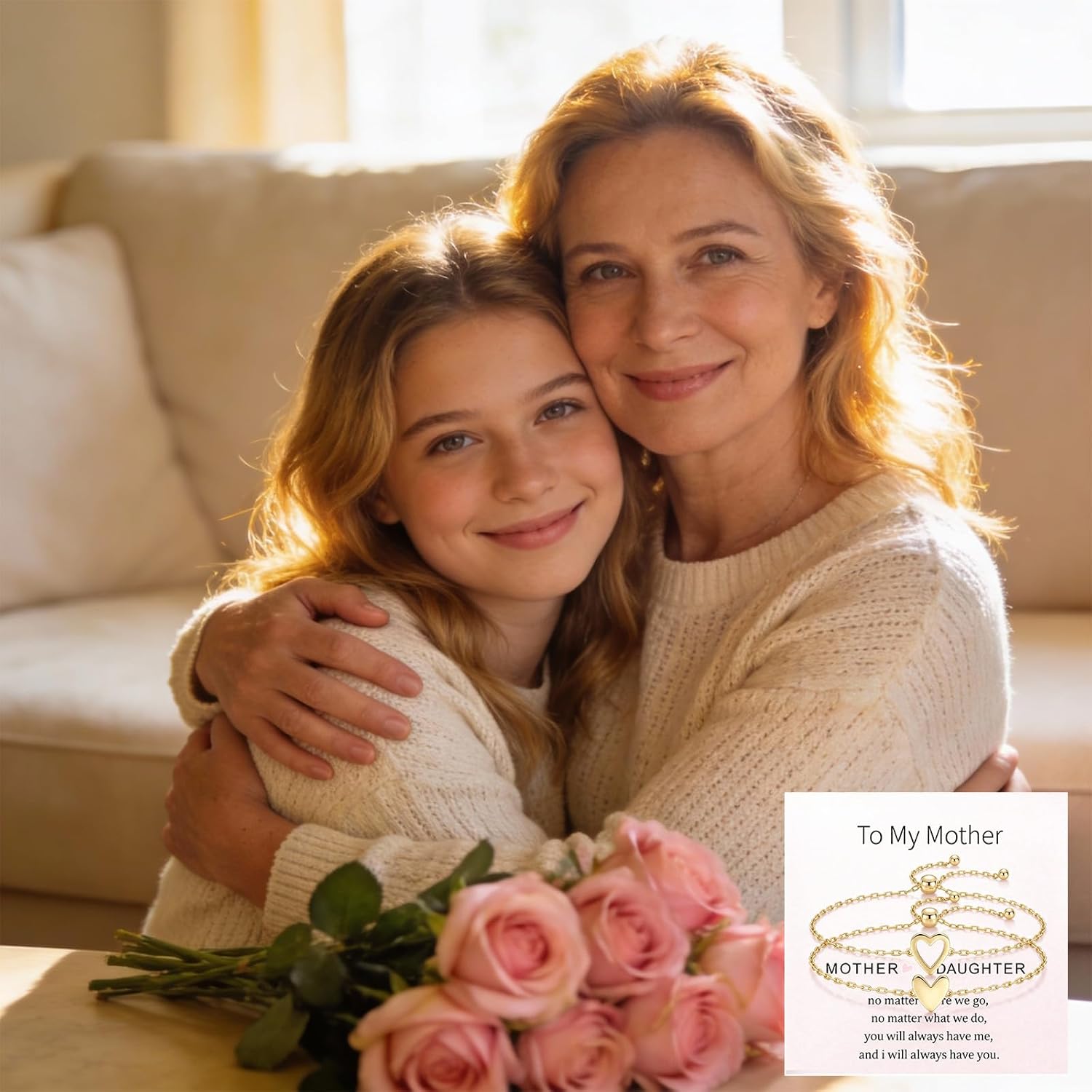 Roe Dolph Heart Bracelet Valentines Bracelets Mother Daughter Bracelets Mom and Daughter Valentine Outfits Dress for Women Trendy 2026 - Image 5