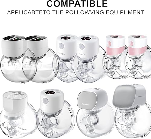 Miniatura 6 de NaNaLazy 6 piezas de inserción de brida de 0.748 in, compatible con MedelaTSRETEmomcozy S9S10S12S9proS12pro Universal, protector de extractor de