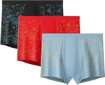 Mens Underwear 2XL-10XL Fat Guy Big and Tall Underpants Shorts Loose Big Man Boxer Briefs for 121-375 LbsStyle7,XX-Large