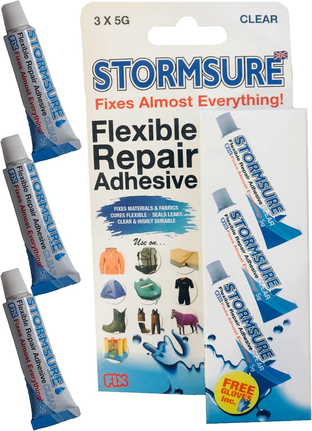 Stormsure Flexible Repair Adhesive 3x5g