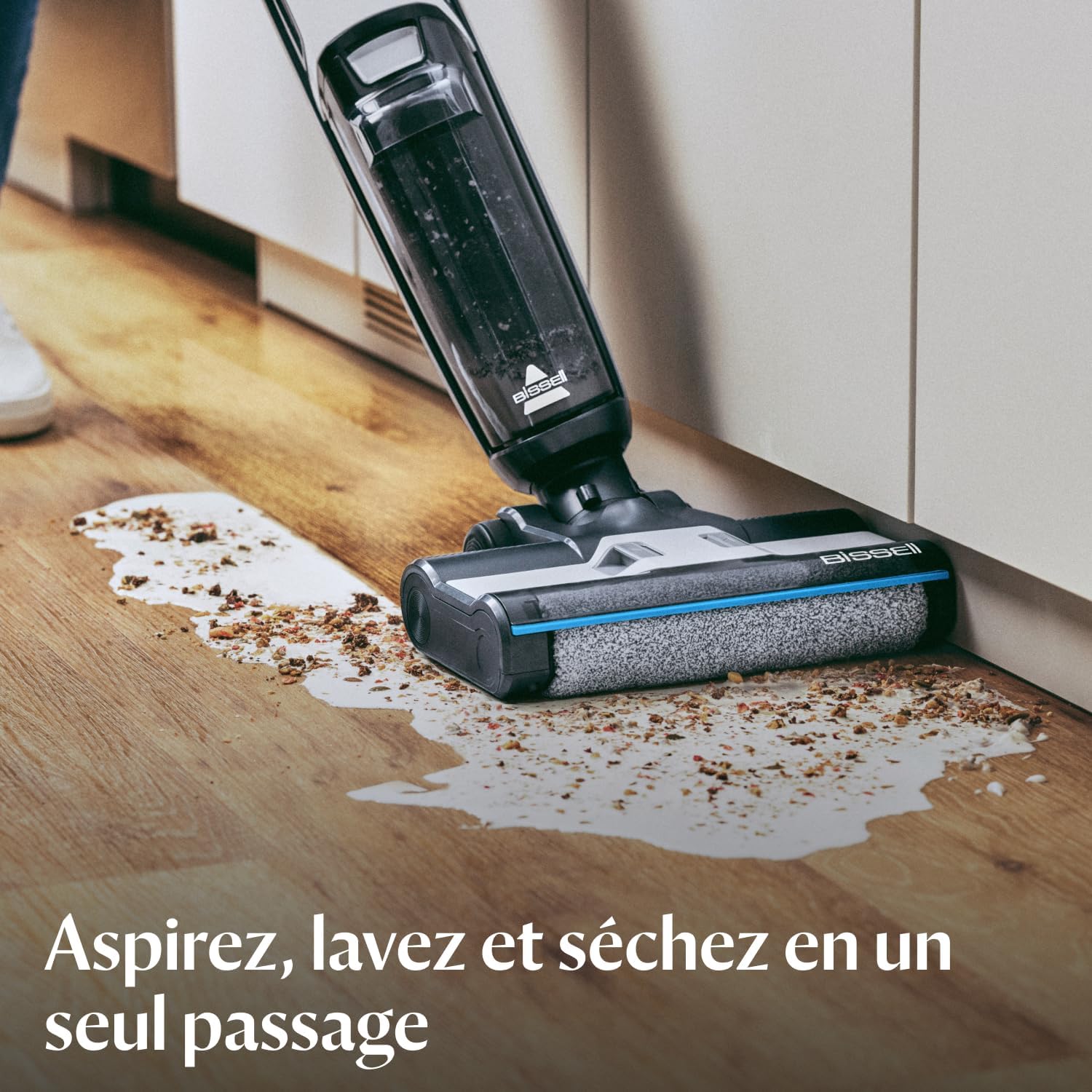 BISSELL CrossWave HF3: Aspirateur Balai Laveur Sans Fil 3-en-1 pour Sols Durs - Image secondaire