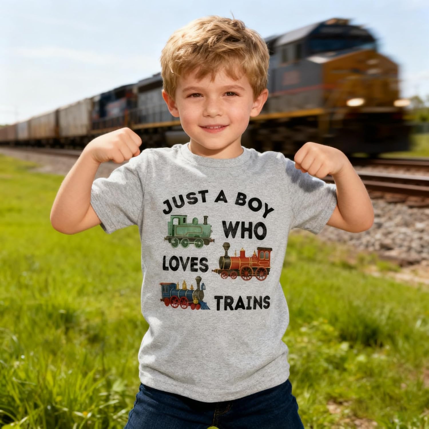 Todder Boys Shirt Kids Trains Bug Retro Nature Cool Tees Tops 2-7 Years