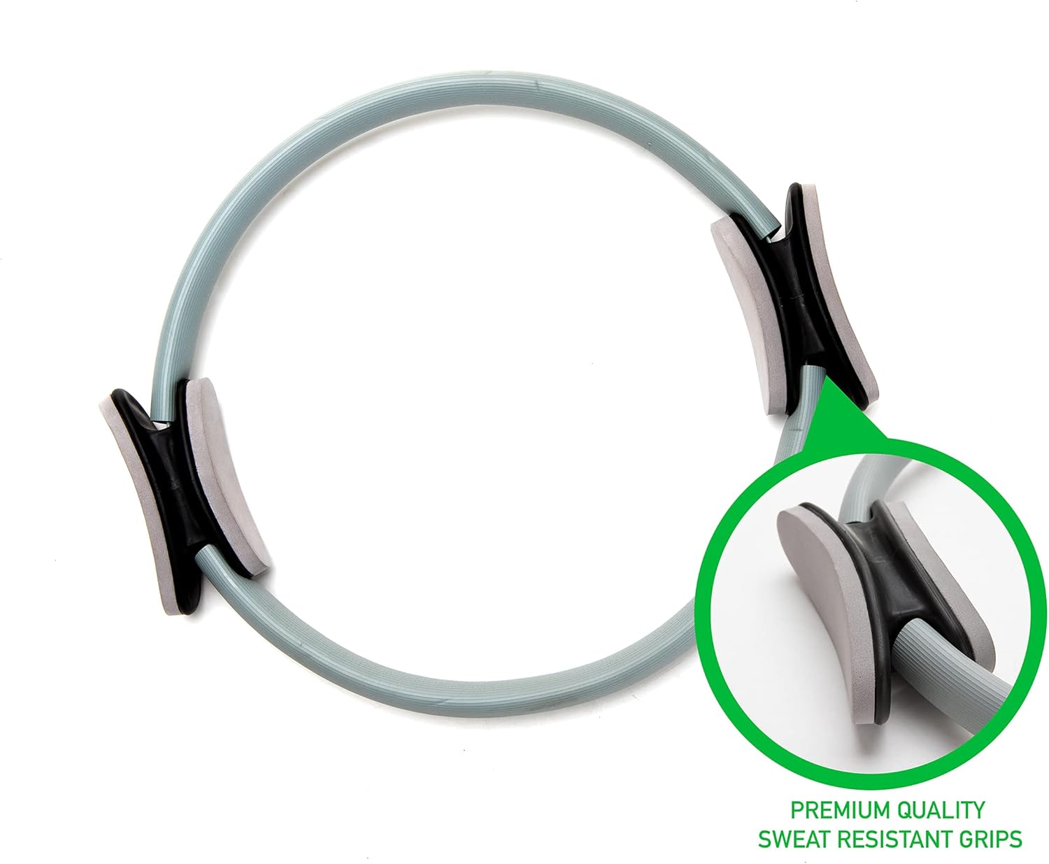 Mind Reader Yoga / Pilates Ring Unbreakable Strength, Magic Circle, Weight and Resistance Training Exercise for Stability, Toning Thighs, Sculpting Abs and Building Legs, Grey : Sports & Outdoors