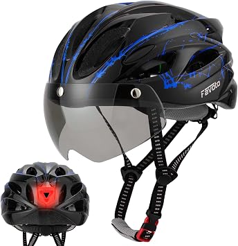Favoto Bike Helmet Adult Men Women, Cycling Bicycle Helmet, Titanium, M