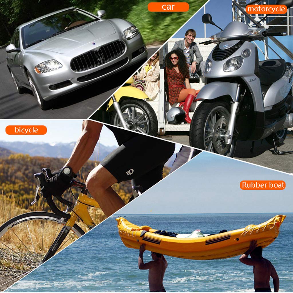 Mini bomba de aire portátil de aleación de aluminio para neumáticos de bicicleta, bomba de bicicleta con soporte de plástico, bomba de suelo de ciclismo para válvula Presta y válvula Schrader