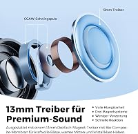 Căști wireless semi-in-ear SoundPEATS Air6 HS Bluetooth 6.0, 13 mm, tri-magnetic, LDAC, Hi-Res, ENC, IPX5, 45 ore 2