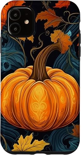 Funda de calabaza de otoño para iPhone 11