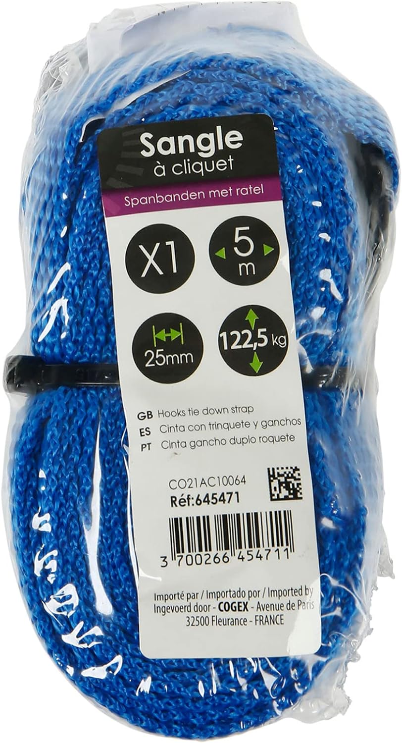 T-645471 Ratchet Tie Down Strap Multi-Coloured