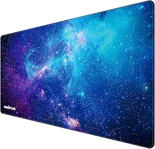 Gaming Mouse Pad, Large Mouse Pad XL, Mouse Pads for Computers 31.5×15.75In, Large Extended Gaming Keyboard Mouse Pads, Big Desk Mouse Mat Designed for Gaming Surface/Office, Durable Stitched Edges