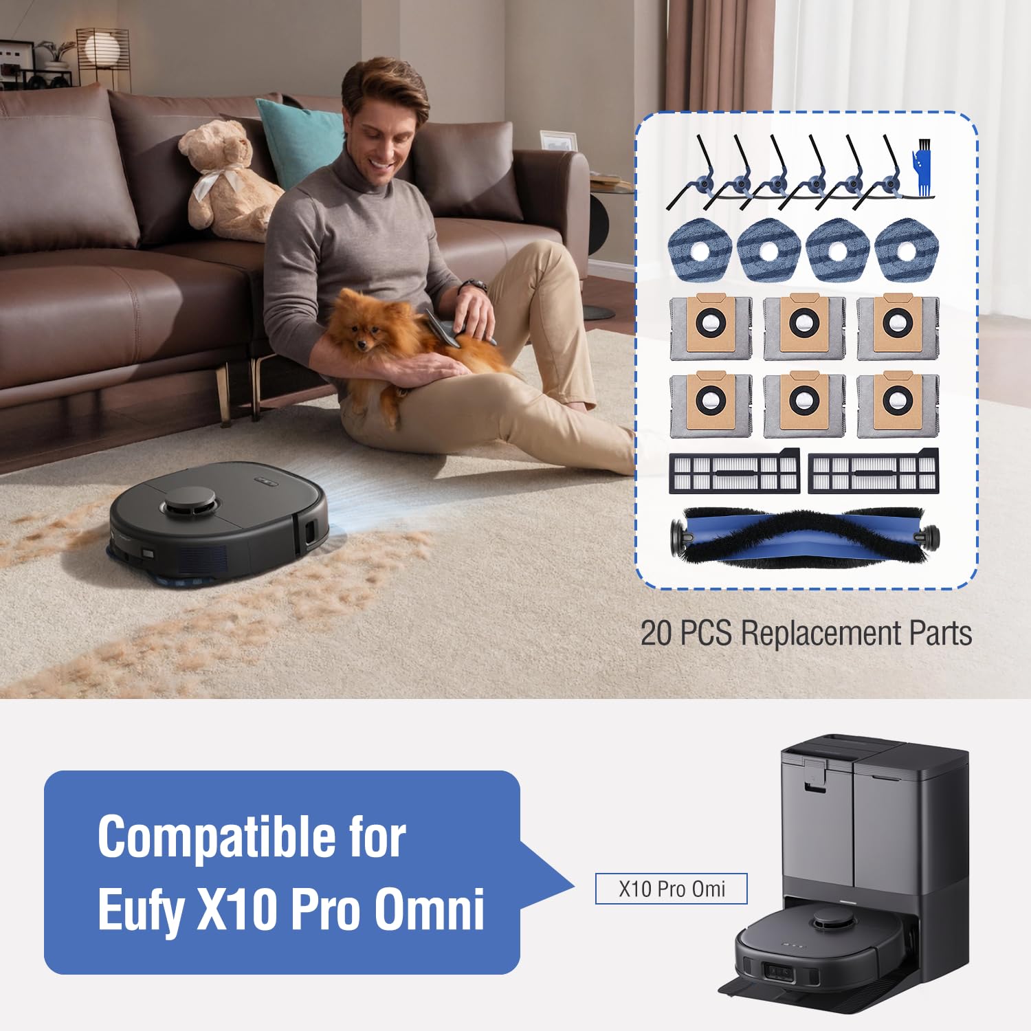 Amazon | X10 Pro Omni アクセサリー Eufy X10 Pro Omni Robot 掃除機