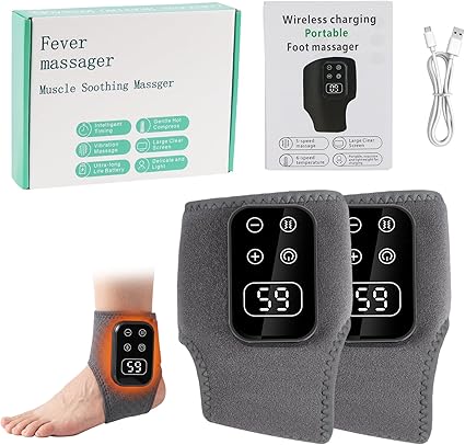 Lixstyea Foot Massager: Efficient Heat & Vibration Therapy