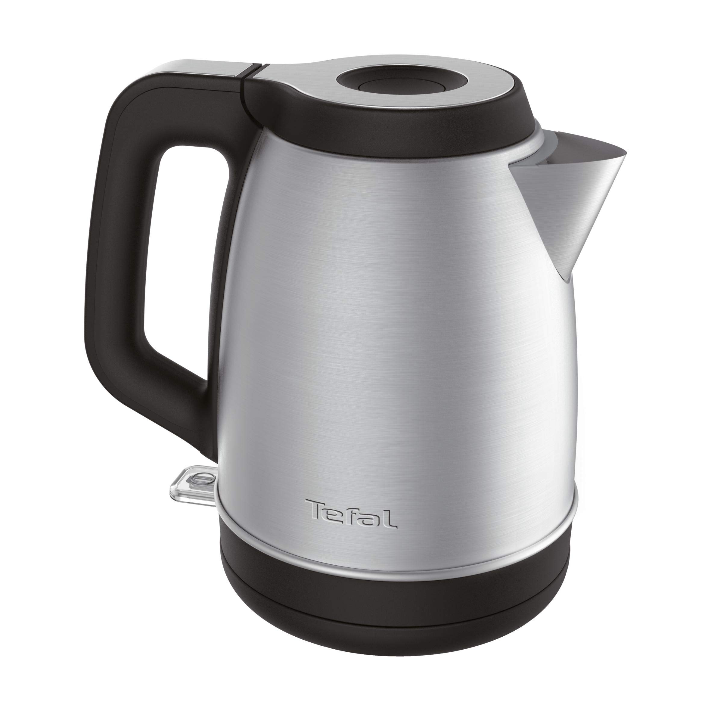 Tefal Element KI280D30 Premium Czajnik elektryczny ze stali nierdzewnej, bezprzewodowy, podstawa 360°, 2400 W, duża pojemność 1,7 litra, Czarny/Stal nierdzewna