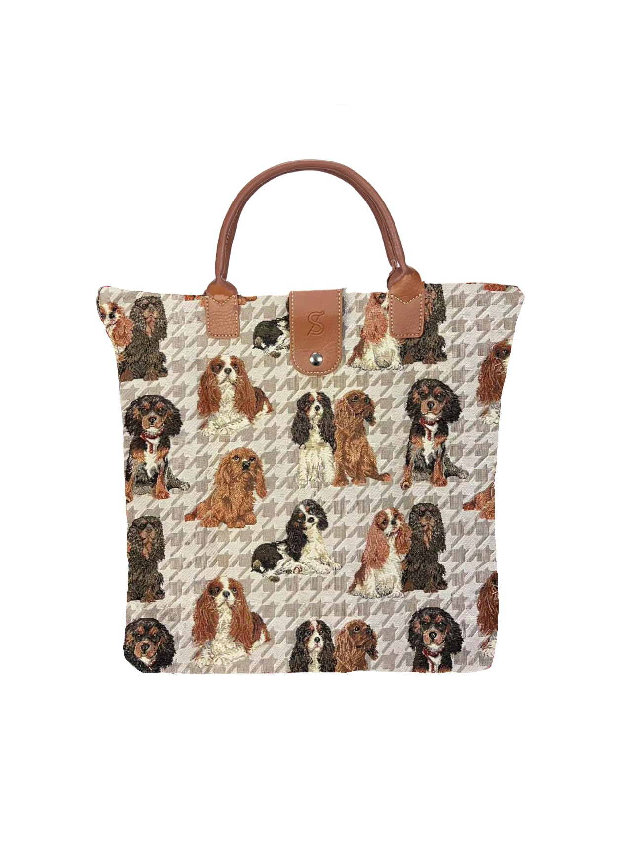 Signare Tapestry arazzo borsa riutilizzabile shopper donna, shopping pieghevole borsa, foldable shopping bag donna