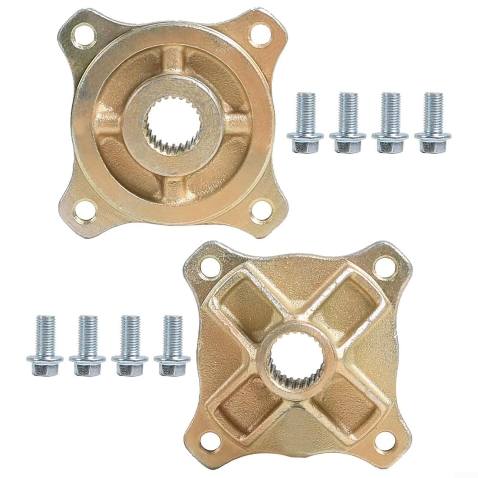 Asse posteriore a 24 denti a 4 perni per mozzo da 25 mm, cerchione in lega di acciaio per mozzo con distanza tra i bulloni da 78 mm 70 cc-150 cc per Dirt per bici Go Kart Drift Trike