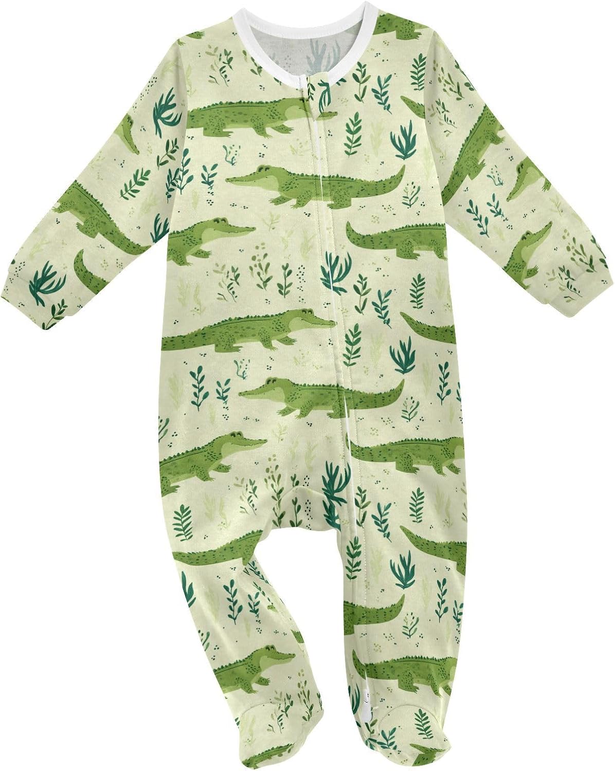 Dussdil Baby One-Piece Footies Newborn Rompers Pajamas Cotton Footed Pjs for Sleep Play Boys Girls
