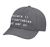 Declare Variables Coding Design for A Programmer Adjustable Baseball Hat
