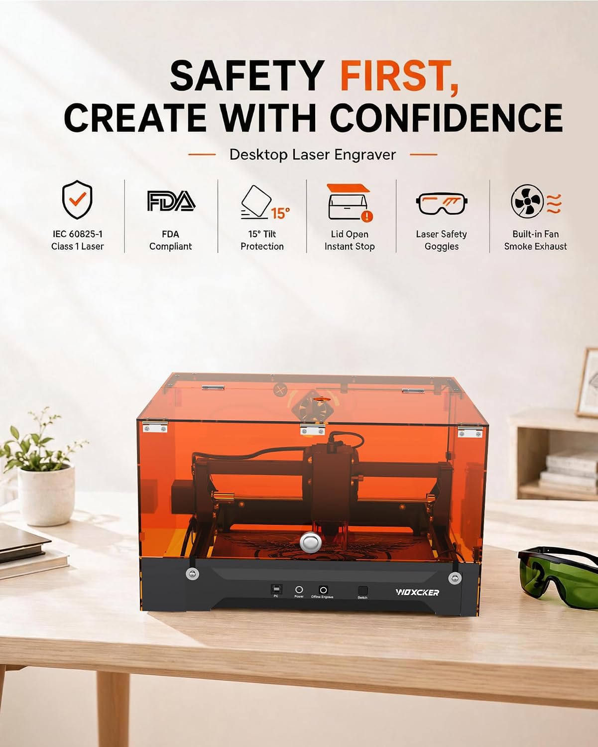 L2 Flex 5W 0.01mm High Precision, Laser Engraver for Beginner image 5