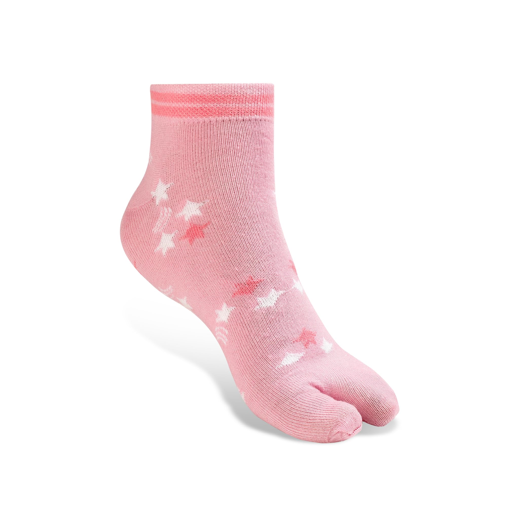 Texlon Women's Ankle Length Thumb Cotton Spandex Socks, Pack of 5 Pair, Multicolor - Image 6 thumbnail
