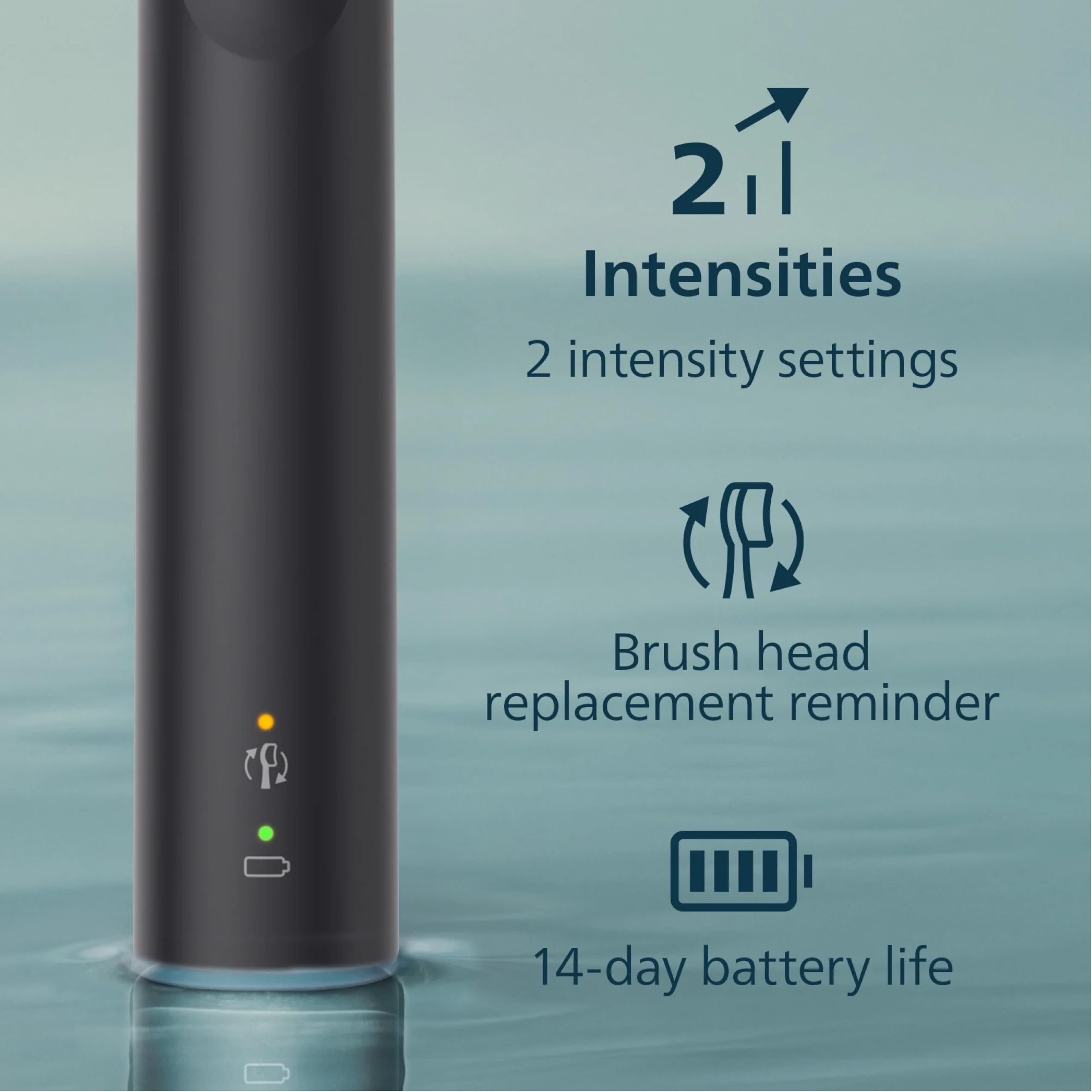 Phillips Sonicare Sonicare ProtectiveClean Removes up to 7x More Plaque, Long lasting 4 day Battery Life Rechargeable Electric Toothbrush, White/Grey