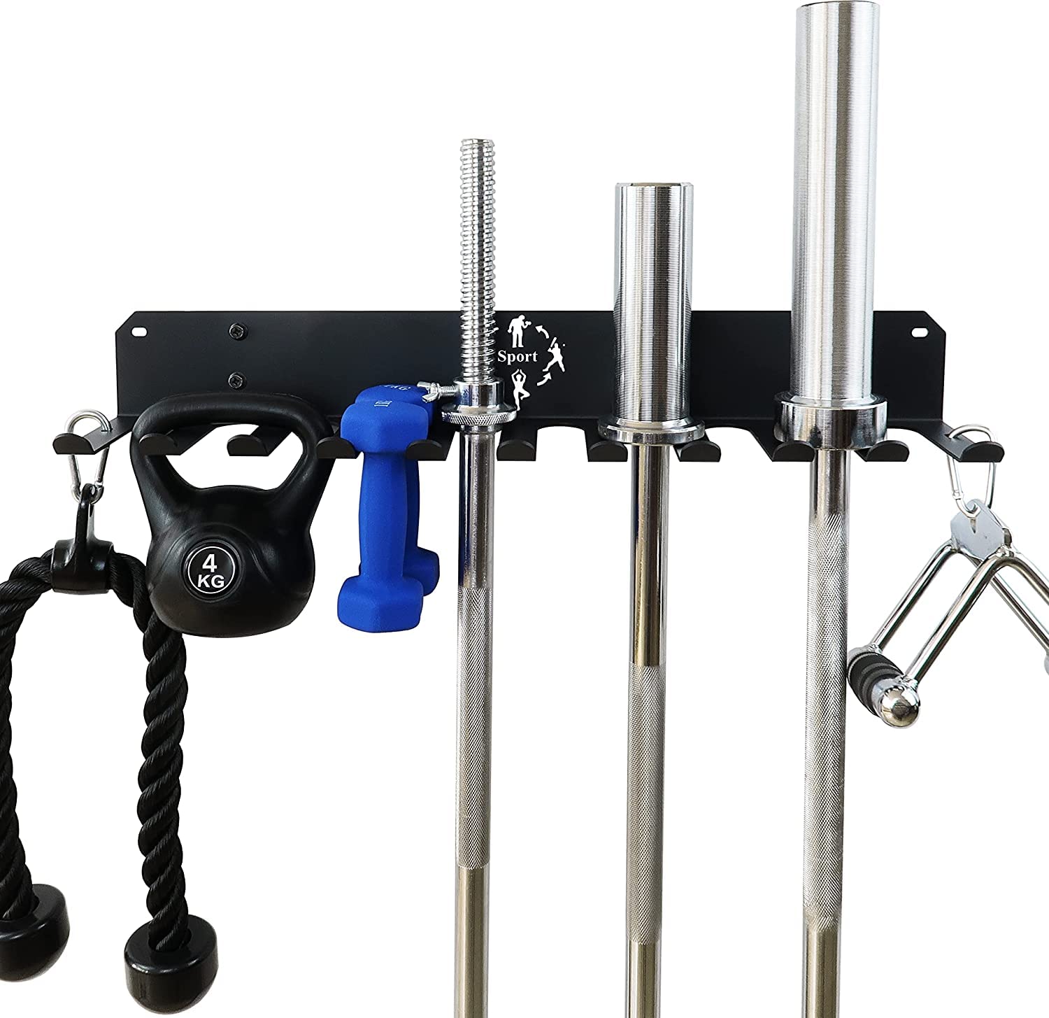 Buy Gamma Fitness Gym Storage Rack, Home Gym Organizer Resistance Band