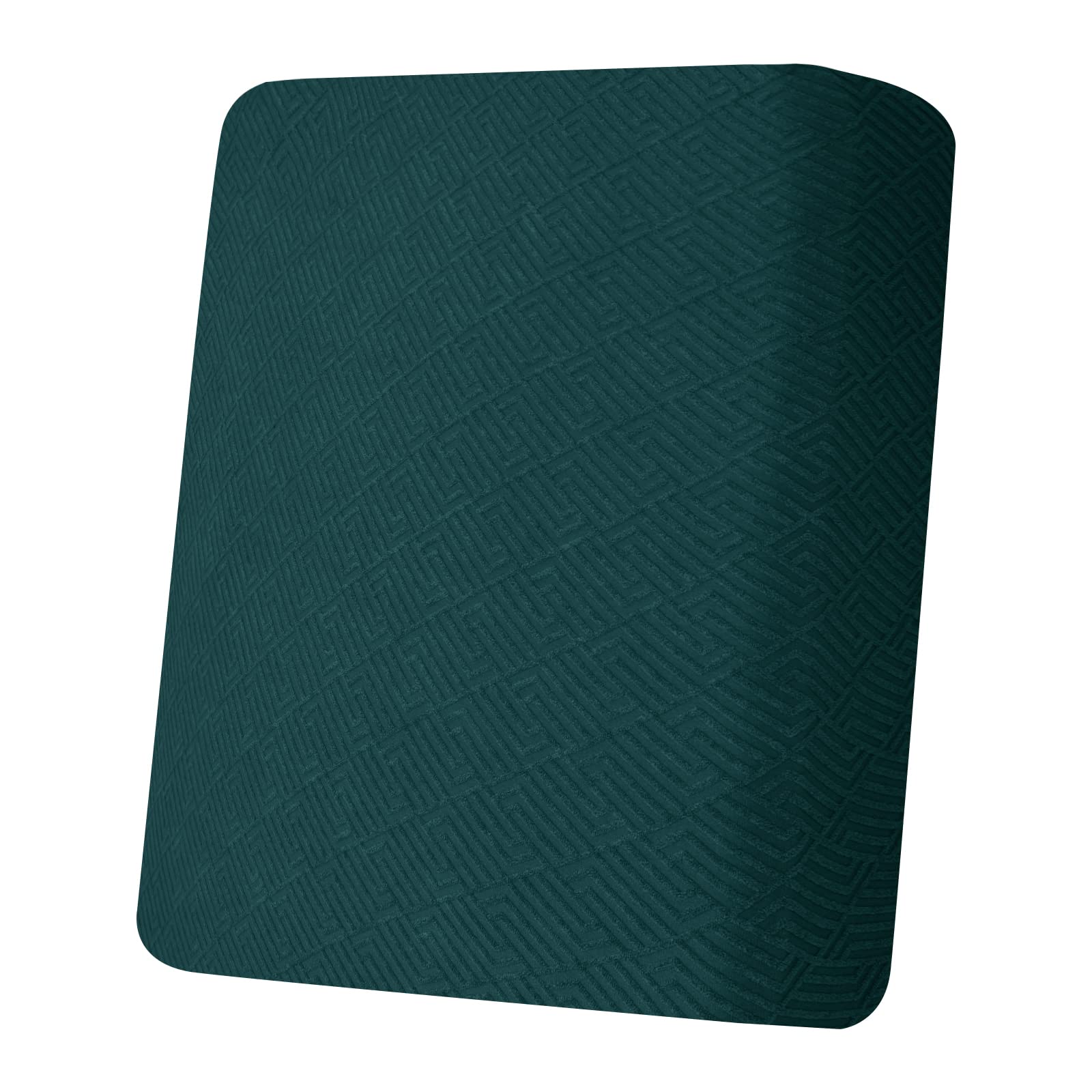 CHELZEN Sofa Sitzkissenbezug, Hochelastischer Sitzbezug, Stretch Sofasitzbezug Schonbezug Schutz Sofabezug L-förmiger Ecksofas für Wohnzimmer (Großer 1 Sitzer, Schwarzgrün)