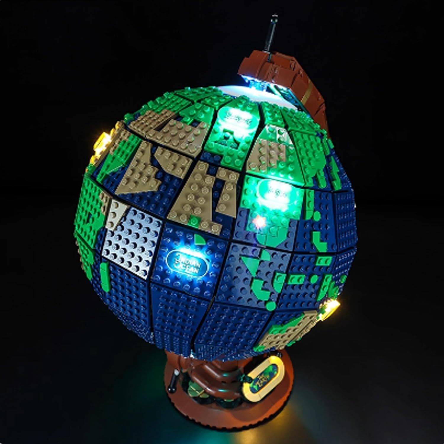 LED Lighting Kit Compatible with Lego 21332 Globe Series LED Light Set (Model Kit Not Included - Lighting Components Only) (Remote Control Version)