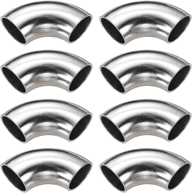 Curva de escape em aço inoxidável 304 Nexarelle 90° com mandril – 4 unidades