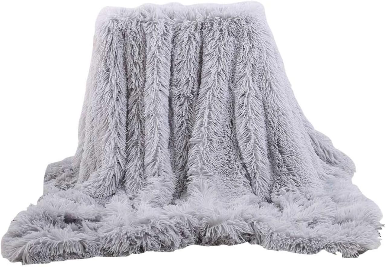 Luxury Plush Blanket Multi-Purpose Fleece Bed Throw 160x130cm Solid Color Boys and Girls Adults
