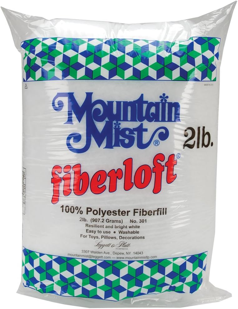 Mountain Mist Fiber loft Polyester Stuffing, 32 Ounces