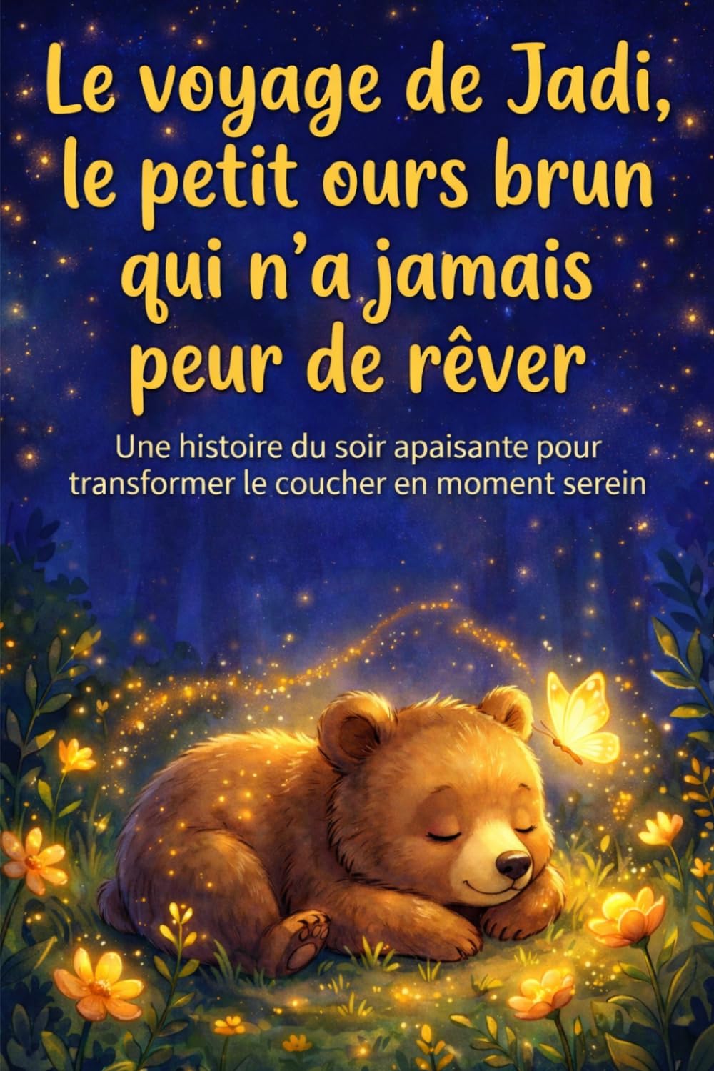 Le voyage de Jadi, le petit ours brun qui n’a jamais peur de rêver: Une histoire du soir apaisante pour transformer le coucher en moment serein