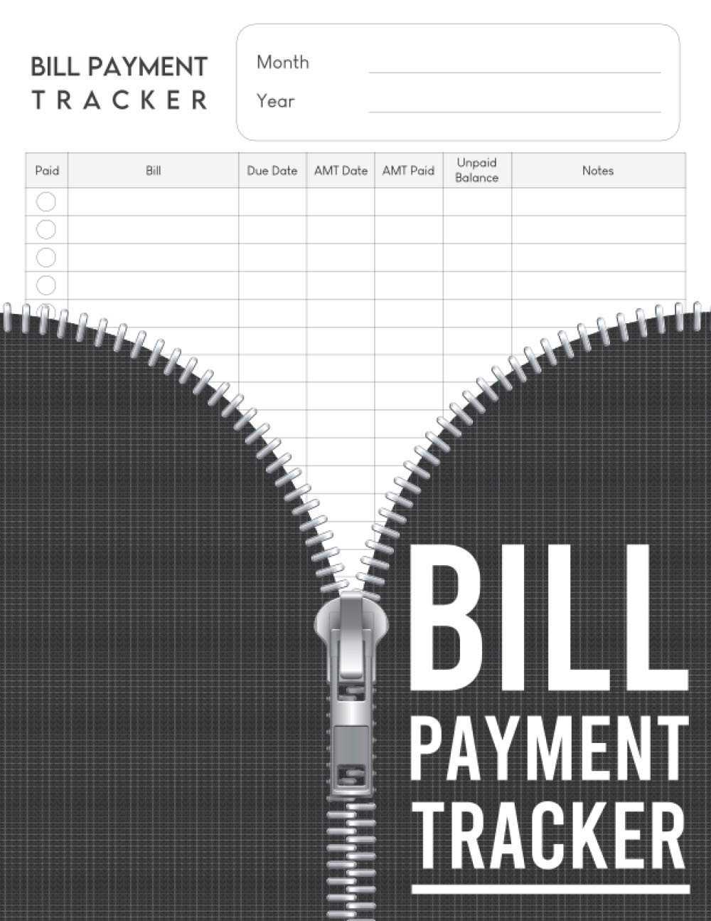 Bill Payment Tracker Simple Monthly Bill Payment Checklist Organizer