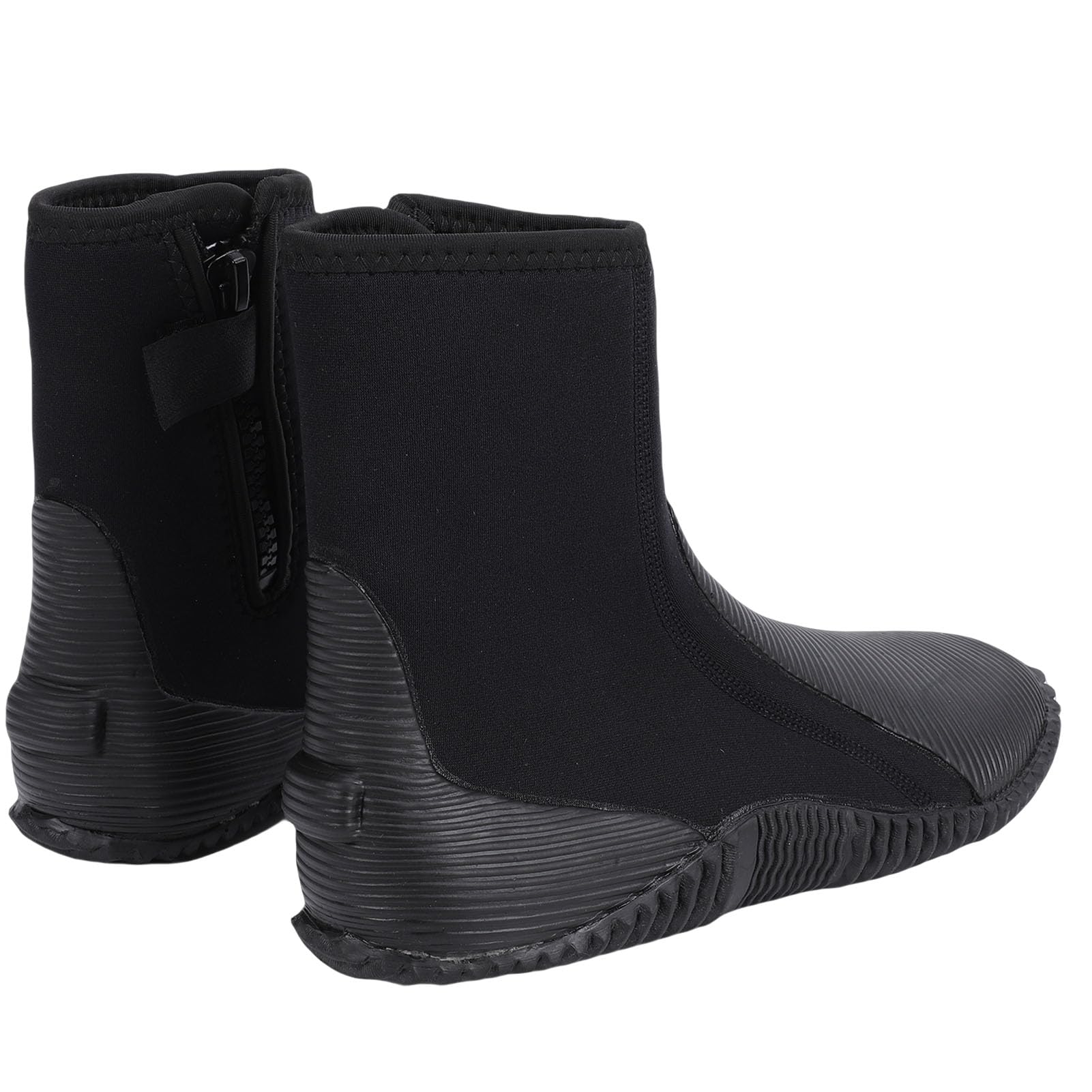 Drfeify Buty dla Nurka Antypoślizgowe Buty z neoprenową podeszwą o Grubości 5 Mm do Uprawiania Sportów Wodnych Snorkeling Rafting Mężczyźni Kobiety (materiał neoprenowy) (Rozmiar 12)