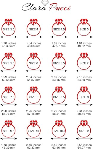 Miniatura 7 de Clara Pucci Anillo de aniversario de 1,6 quilates con diseño de topacio azul real natural de corte cojín para boda de boda art déco, oro blanco de