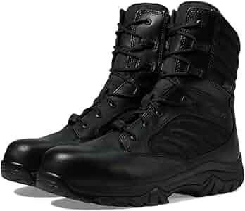 Amazon.com: Bates Men's GX X2 Tall Side Zip Dryguard+ Carbon