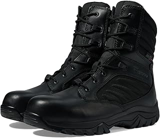 Bates Men's GX X2 Tall Side Zip Dryguard+ Carbon Nano Toe Military and Tactical Boot, Black, 14 X-Wide