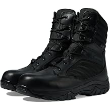 Bates Men's GX X2 Tall Side Zip Dryguard+ Carbon Nano Toe Military and Tactical Boot, Black, 7.5 X-Wide