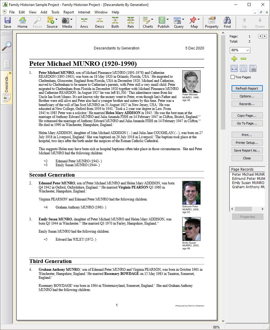 Family Historian 7 Genealogy and Family Tree Software (Windows)