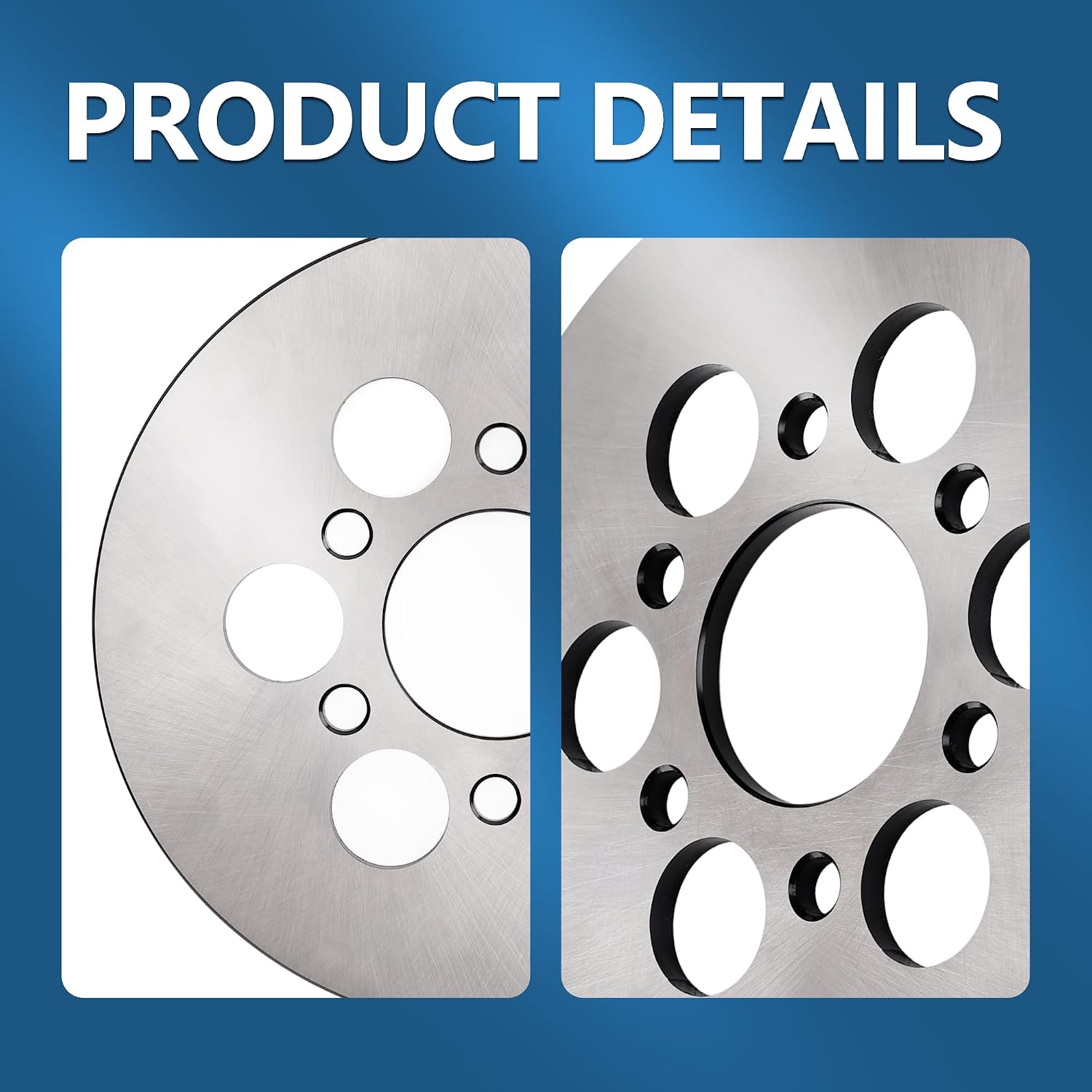 Rear Brake Disc Rotor Compatible with Yamaha Rhino 660 450 YXR66F YXR45F 2004 2005 2006 2007 2008 2009 OEM# 5UG-F5831-00-00