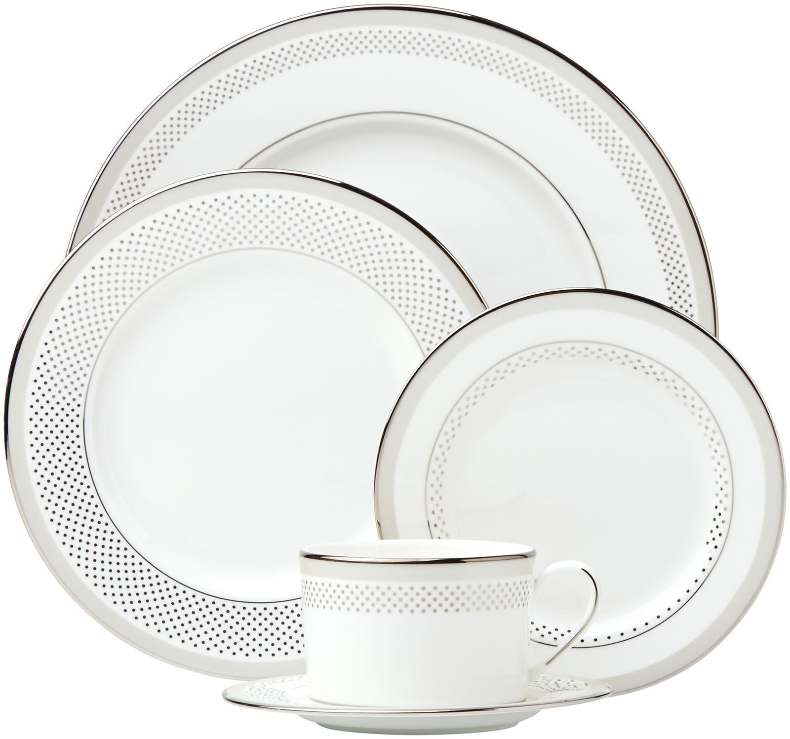 Service de table 5 pièces kate spade new york Whitaker Street en porcelaine chic