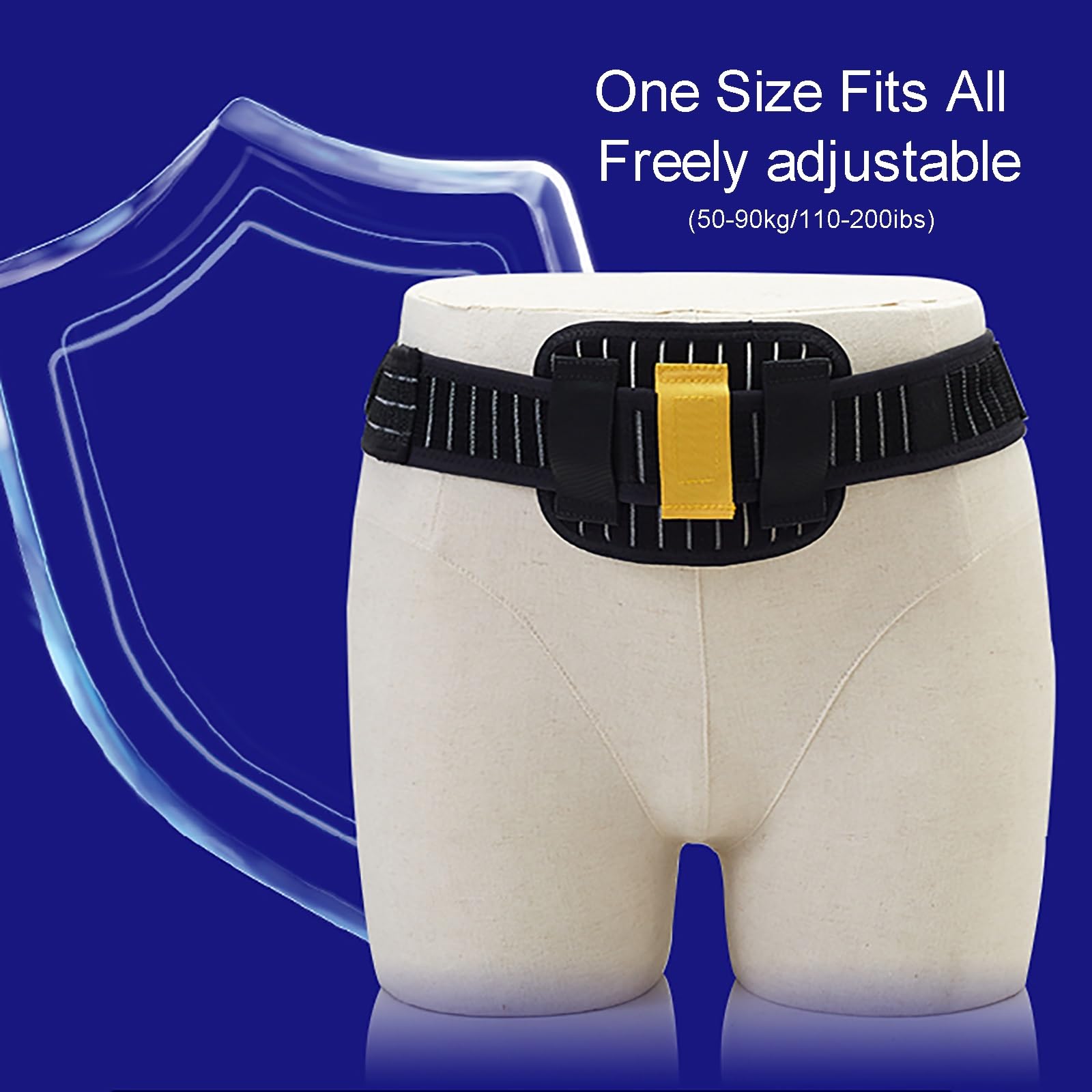 Fascia Ernia Ombelicale, Fascia Elastica Addominale con Cuscinetto di Compressione Rimovibile, Supporto per Ernia Recupero Pre-Post-Operatorio e Prevenzione