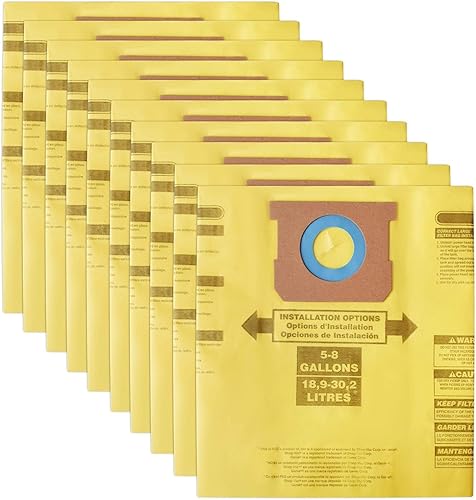 Tomkity 10 paquetes de bolsas de alta eficiencia para recolección de polvo tipo H 9067133 bolsas de vacío desechables para aspiradora de 5 a 8