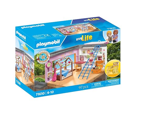 Foto 2 de 6 de PLAYMOBIL myLife 71610 Habitación de los niños, Incluye una Figura