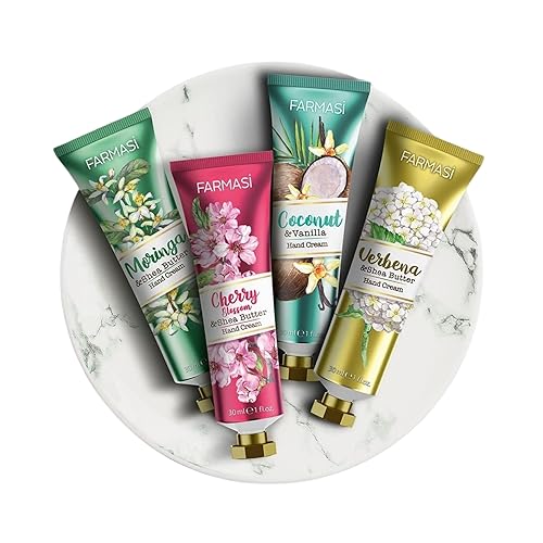 Miniatura 8 de FARMASi Crema de manos de manteca de karité, crema de manos hidratante profunda para mujeres y hombres, suavidad sedosa, hidratante, todo tipo de