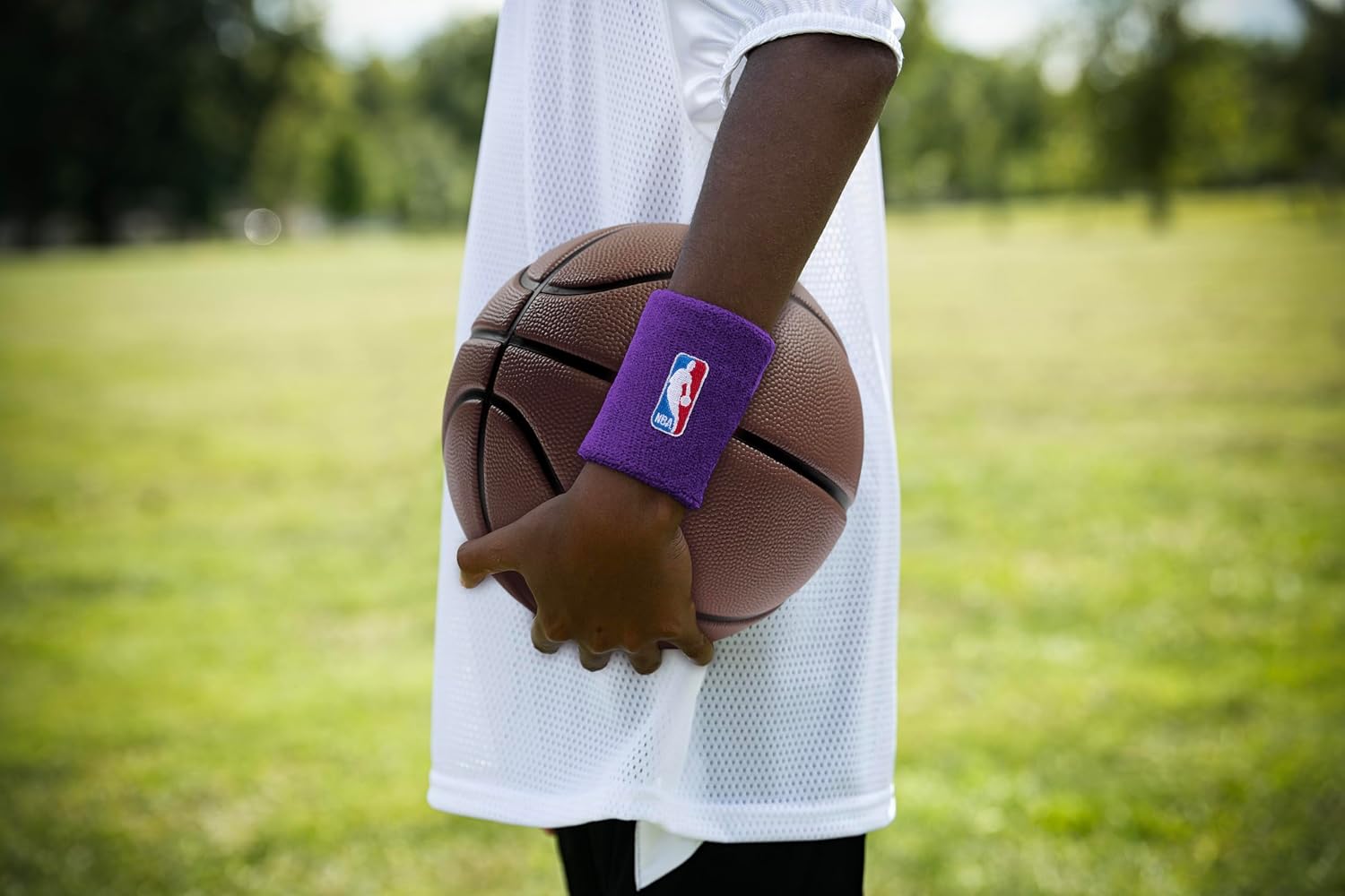 For Bare Feet NBA Classic LOGOMAN Headband & Wristband 3 Pack OSFM