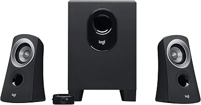 Logitech Z313 2.1 Multimedia Speaker System with Subwoofer, - best speakers subwoofer