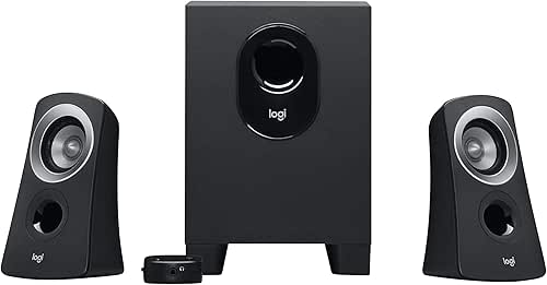 Logitech Z313 2.1 Multimedia Speaker System with Subwoofer, Full Range