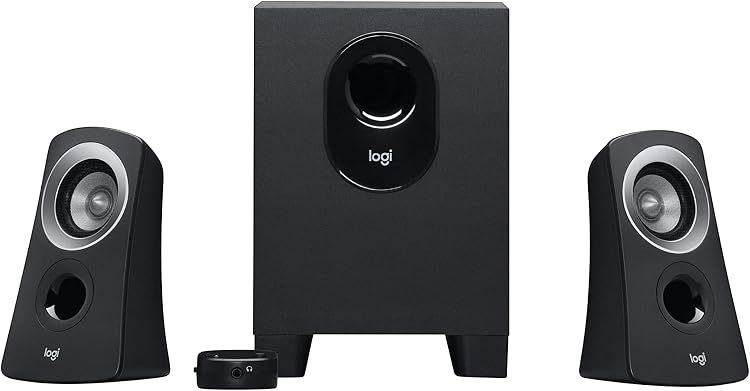 Logitech Z313 2.1 Speaker System with Subwoofer - 50W Peak Power Strong Bass