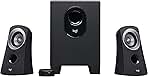 Logitech Z313 2.1 Multimedia Speaker System with Subwoofer, Full Range Audio, 50 Watts Peak Power, Strong Bass, 3.5mm Inputs, PC/PS4/Xbox/TV/Smartphone/Tablet/Music Player - Black